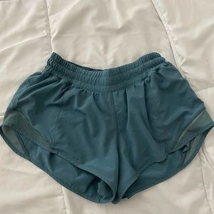 Lululemon Blue Hotty Hot Shorts 2.5